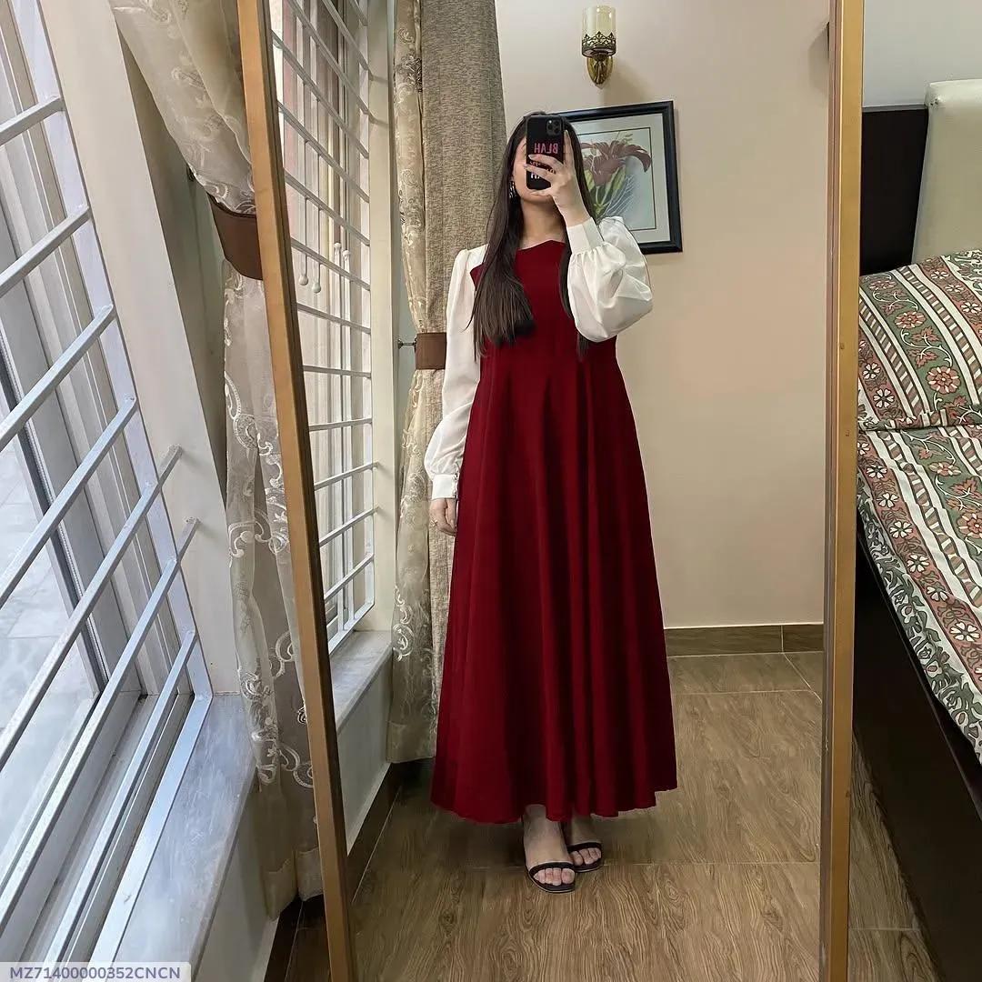 1 Pc Women's Stitched Grip Plain Maxi