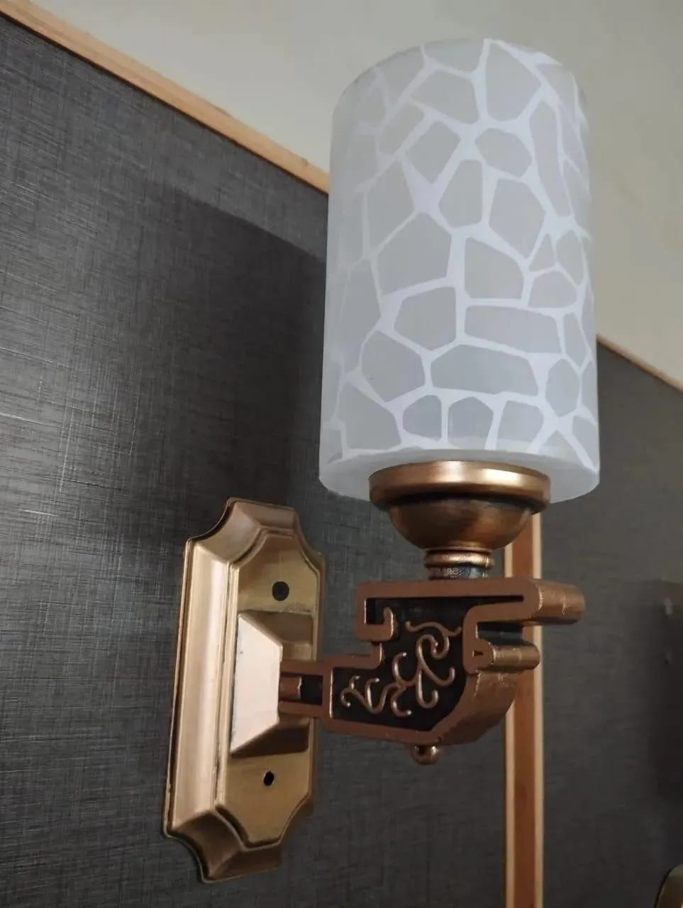 Modern White Quartz Wall Lamp ABS Plastic DIY