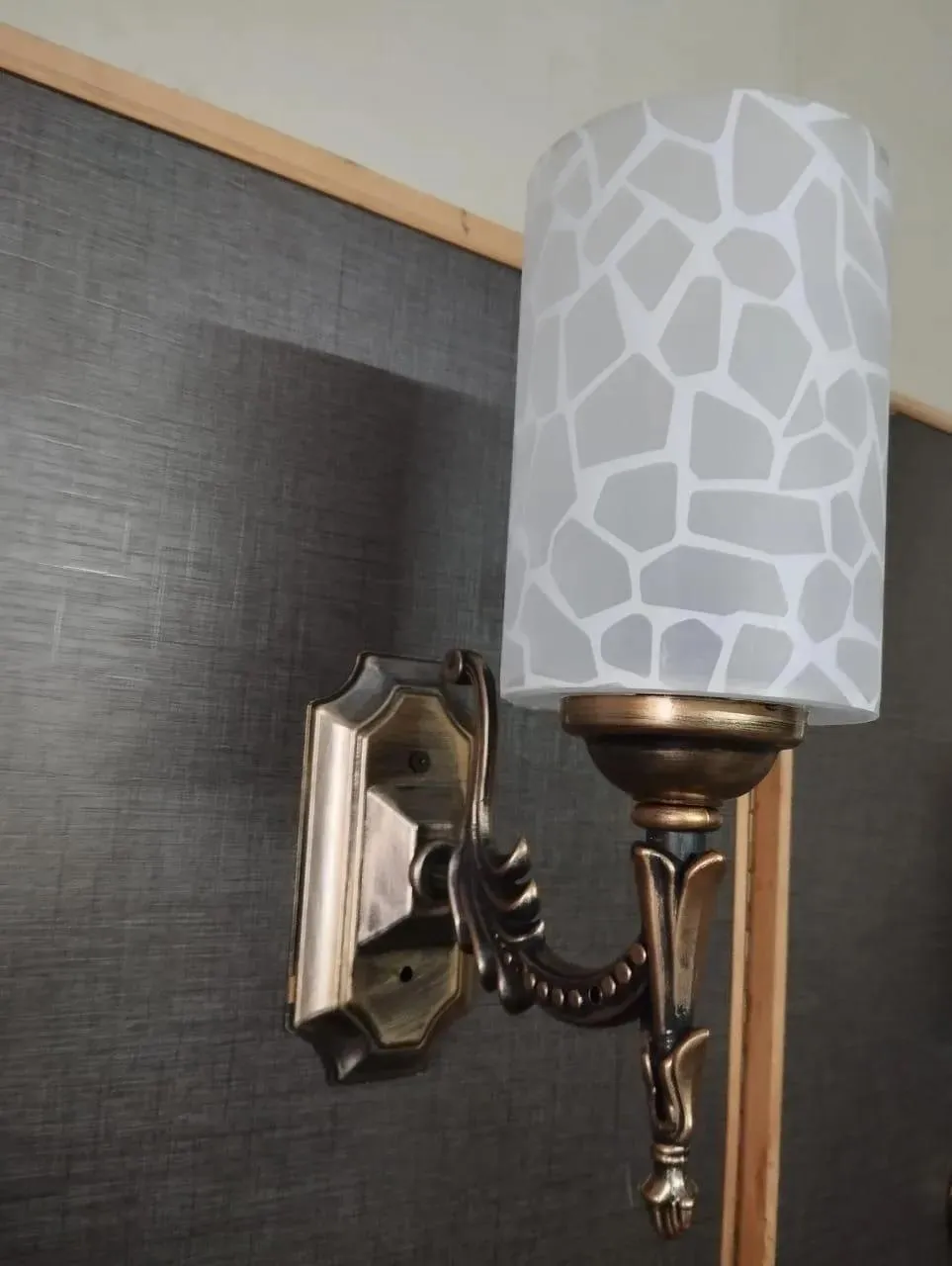 Modern White Quartz Wall Lamp ABS Plastic DIY