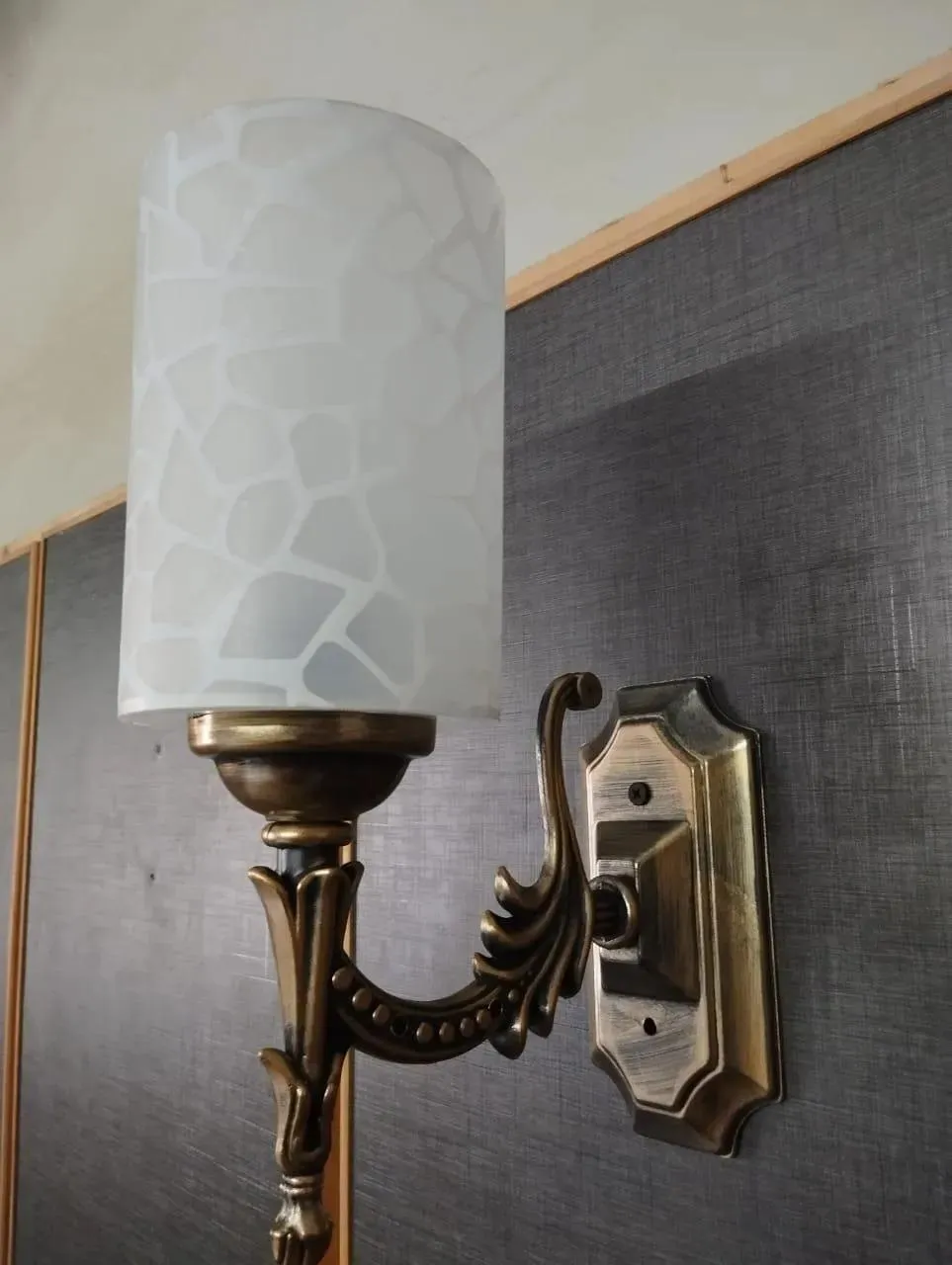 Modern White Quartz Wall Lamp ABS Plastic DIY