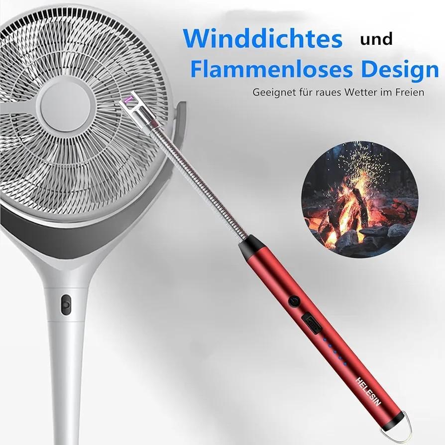 Portable & Rechargeable Electric Lighter - Wind & Splash Resistant