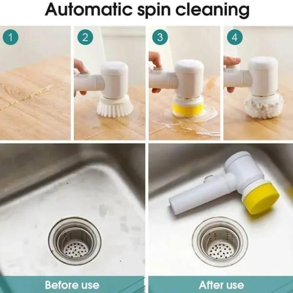 Multi-functional Electric Spin Scrubber