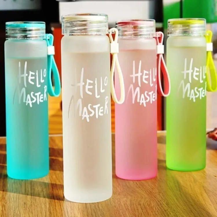 Transparent Frosted  Water Bottle