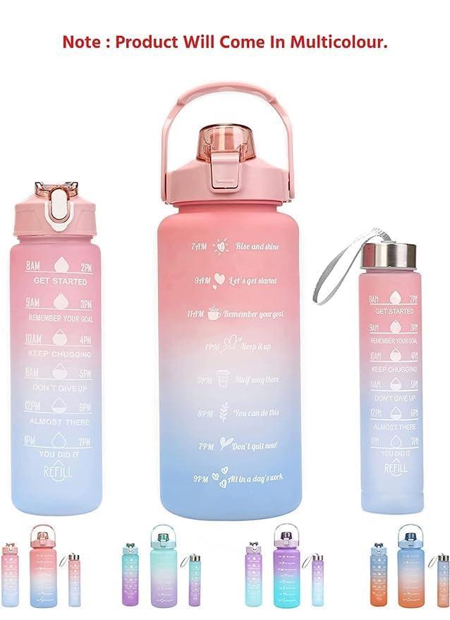 3 Pcs Insulated Water Bottles - Perfect for Gym and Outdoor Use
