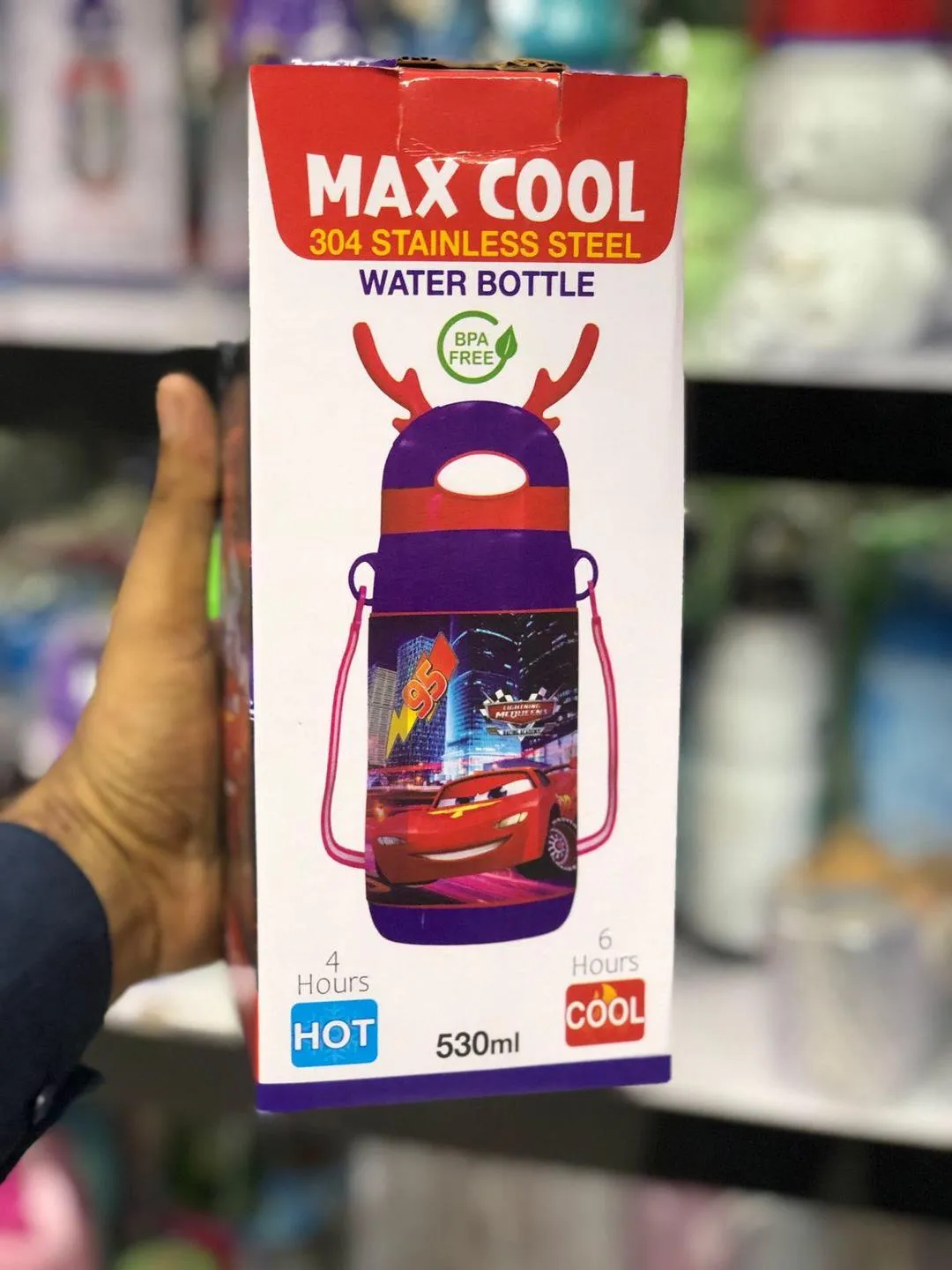 Max Cool 530ml Water Bottle