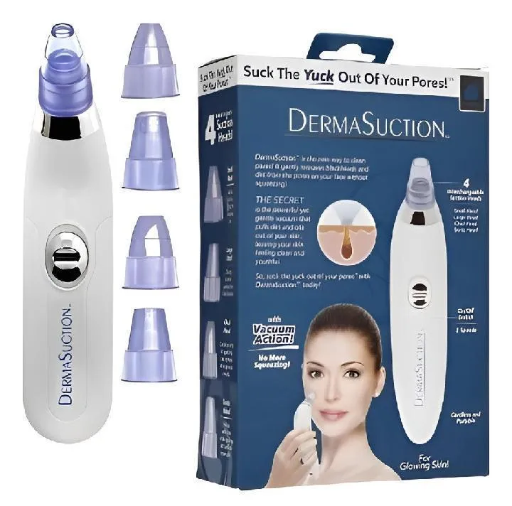 Derma Suction Facial Cleanser - 1 Pcs Easy-To-Clean Design for Flawless Skin