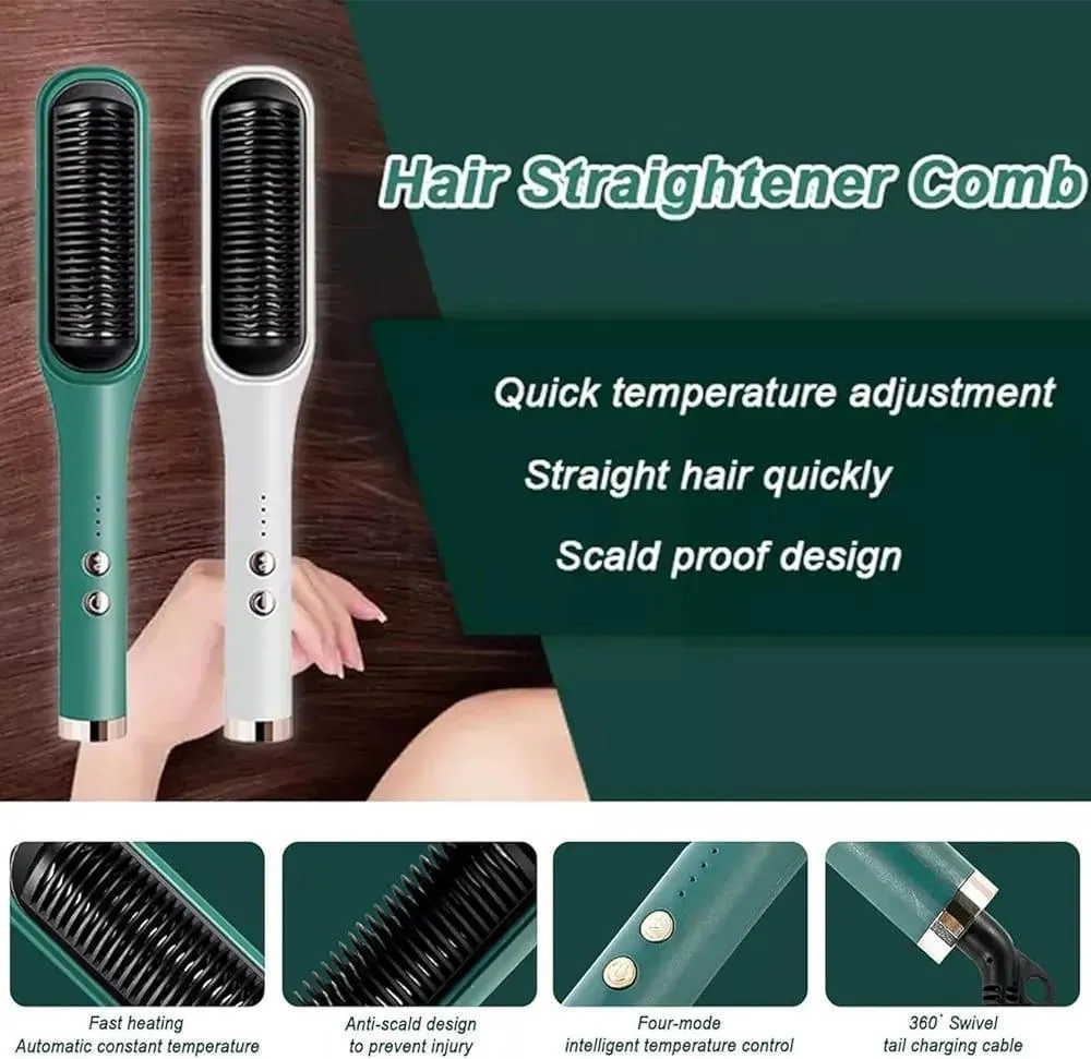 909 Fast Drying HairStraightener Brush