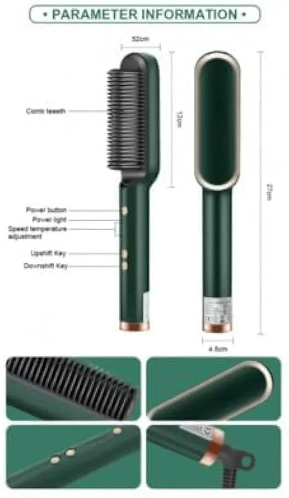 909 Fast Drying HairStraightener Brush