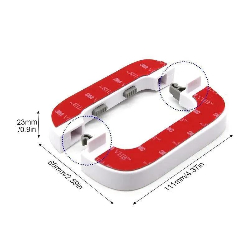 One-Hand Fridge Lock White ABS Plastic