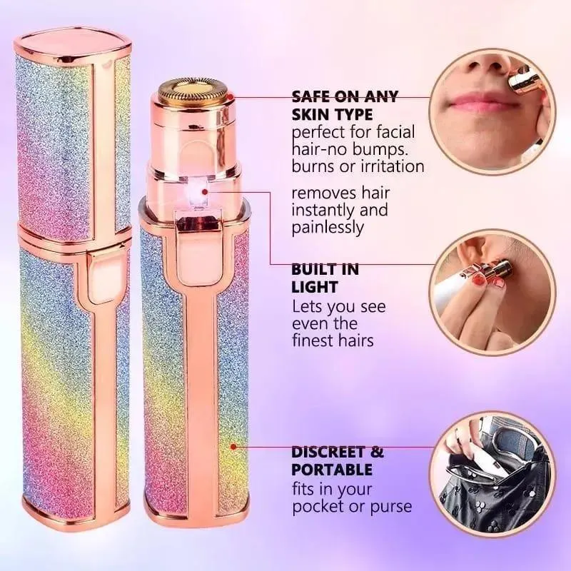 2 In 1Easy-To-Clean Design Women's Eyebrows Hair Trimmer