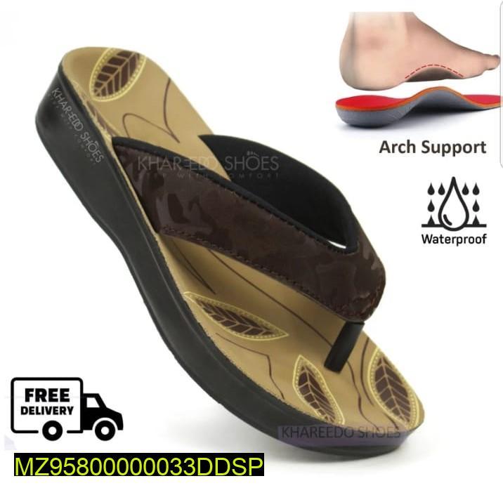 Women's Waterproof Arch Support Slippers Brown