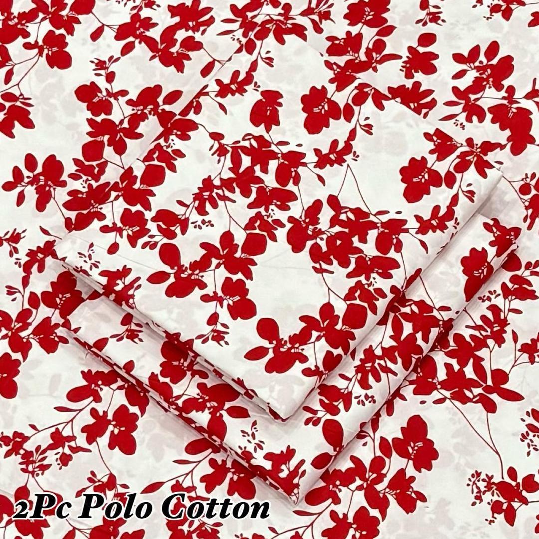 2 Pcs Women's Unstitched Printed Suit