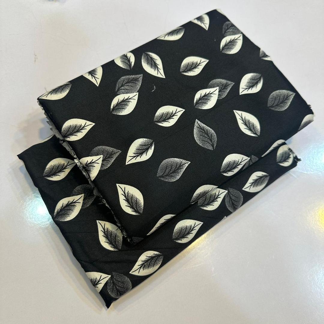 2 Pcs Women's Unstitched Printed Suit