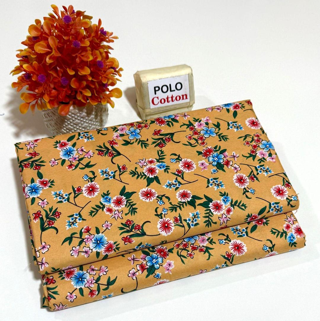 2 Pcs Women's Unstitched Printed Suit