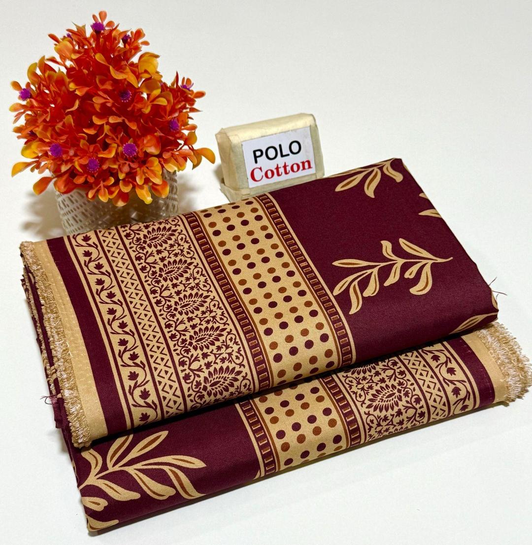 2 Pcs Women's Unstitched Printed Suit