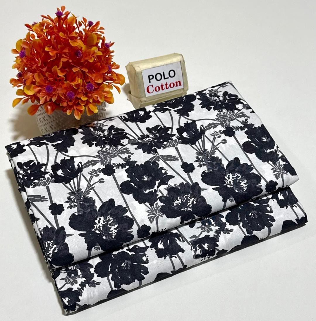 2 Pcs Women's Unstitched Printed Suit