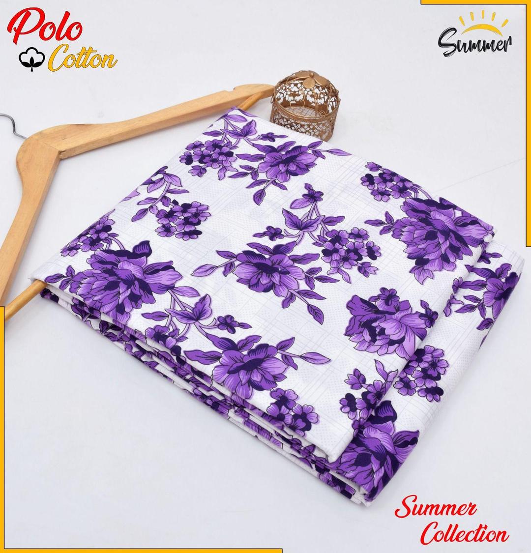 2 Pcs Women's Unstitched Printed Suit