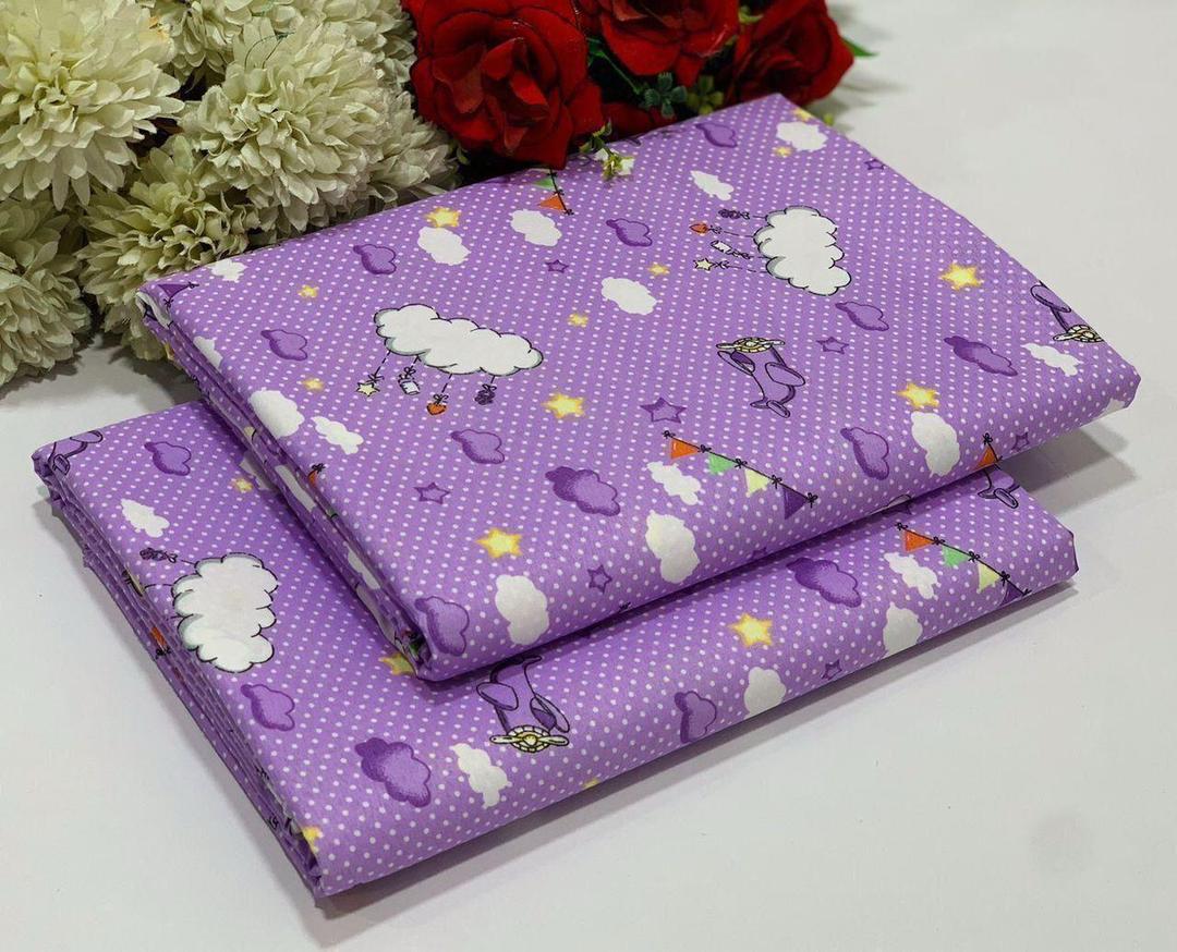 2 Pcs Women's Unstitched Printed Suit