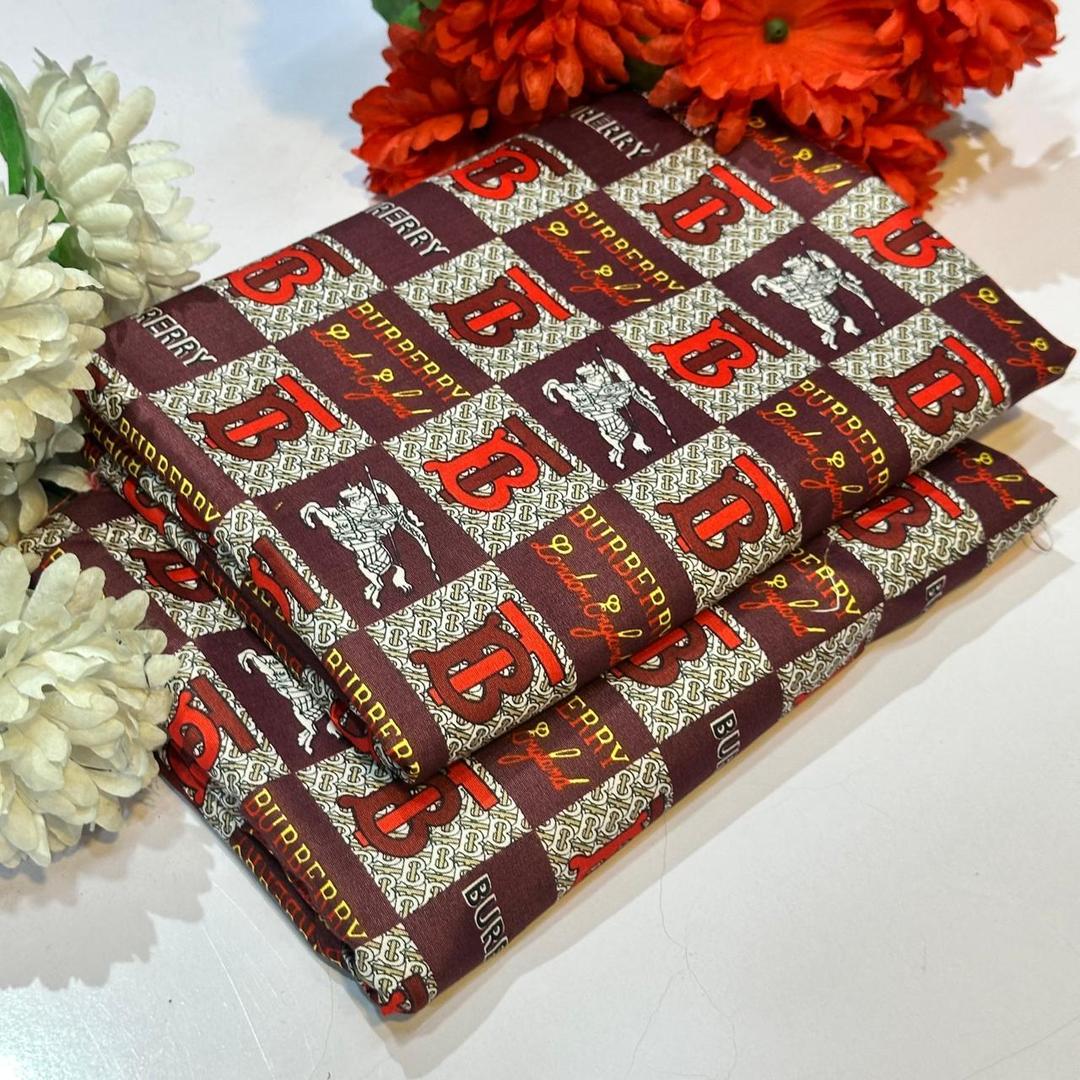 2 Pcs Women's Unstitched Printed Suit