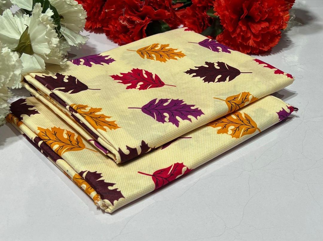 2 Pcs Women's Unstitched Printed Suit