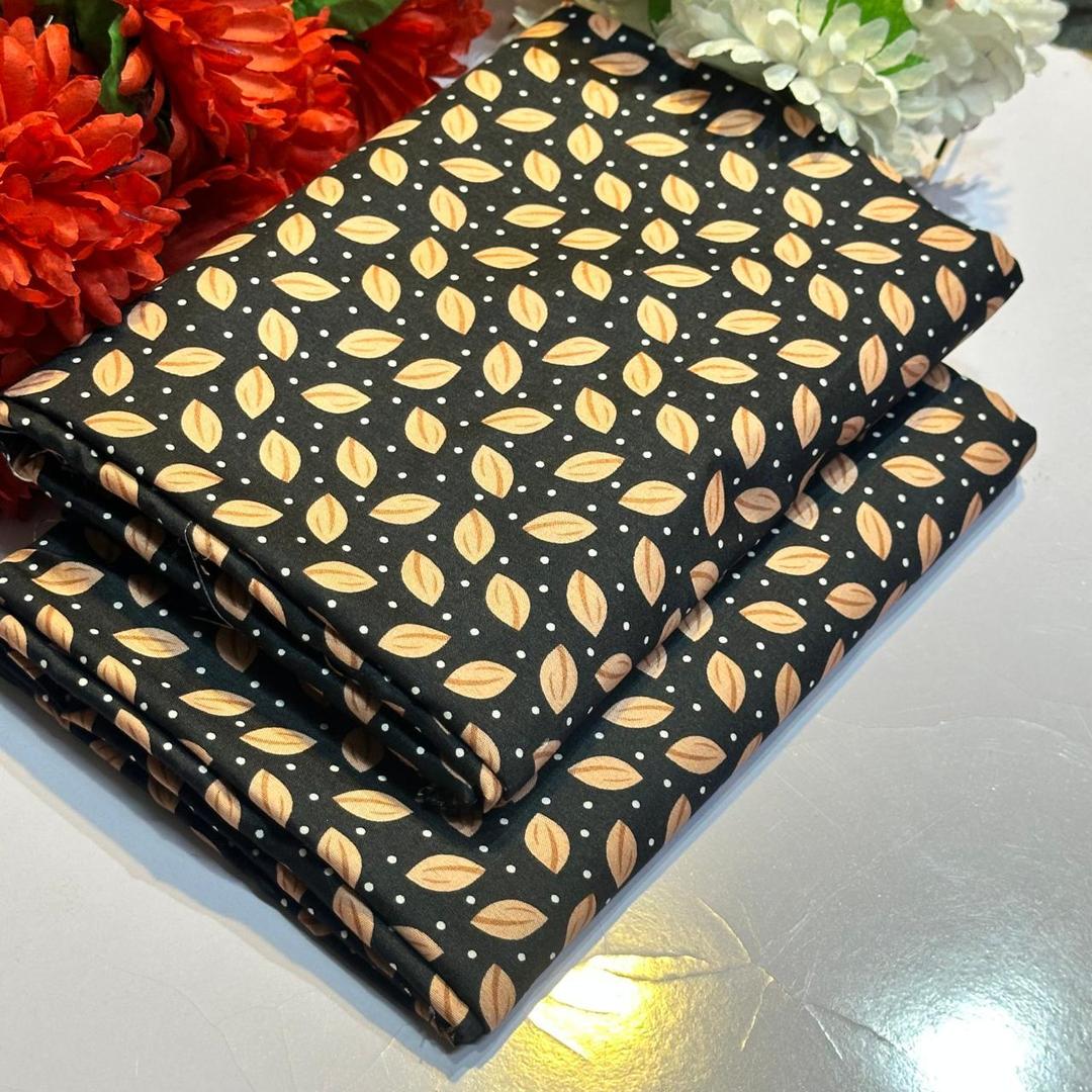 2 Pcs Women's Unstitched Printed Suit