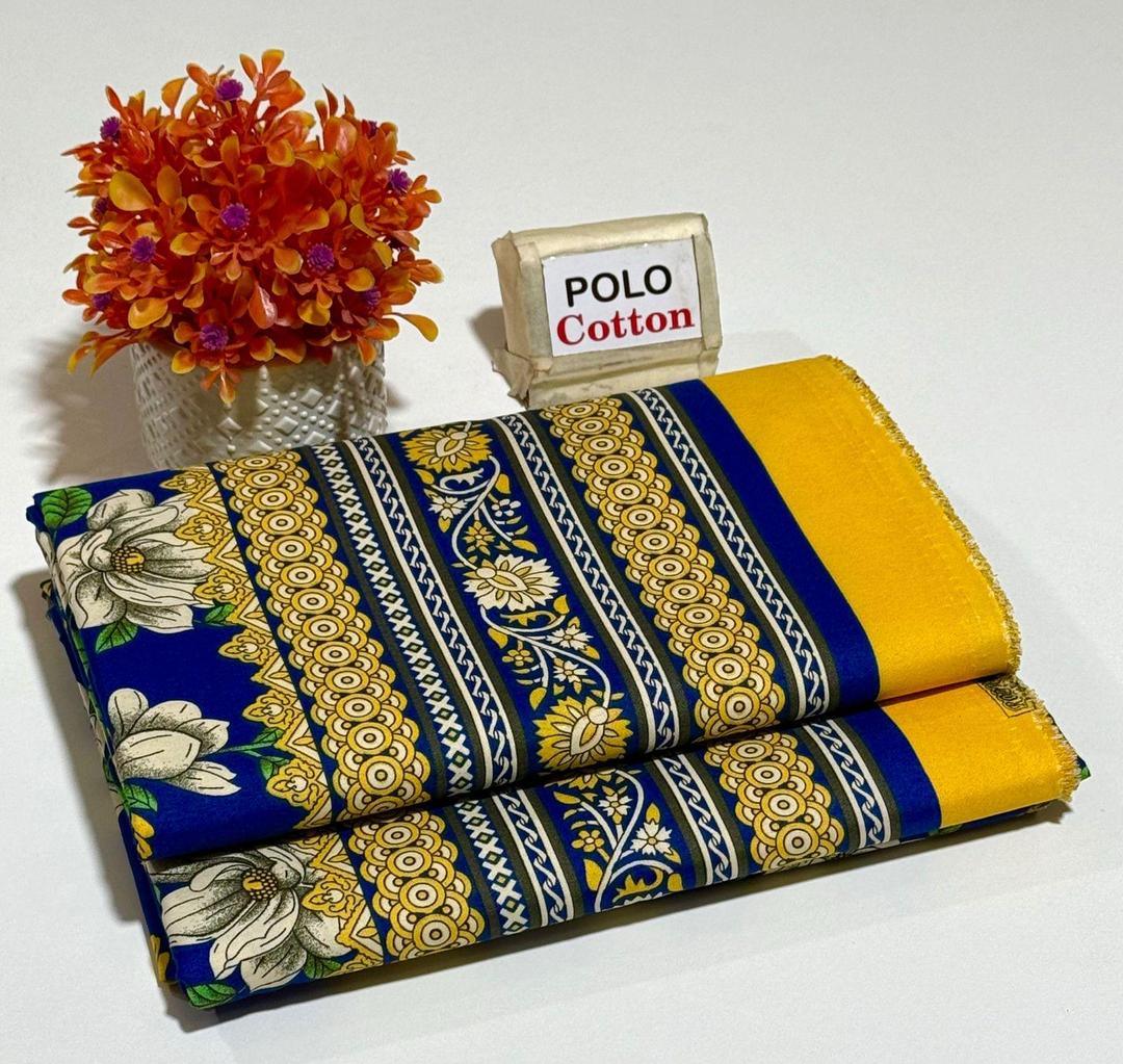 2 Pcs Women's Unstitched Printed Suit