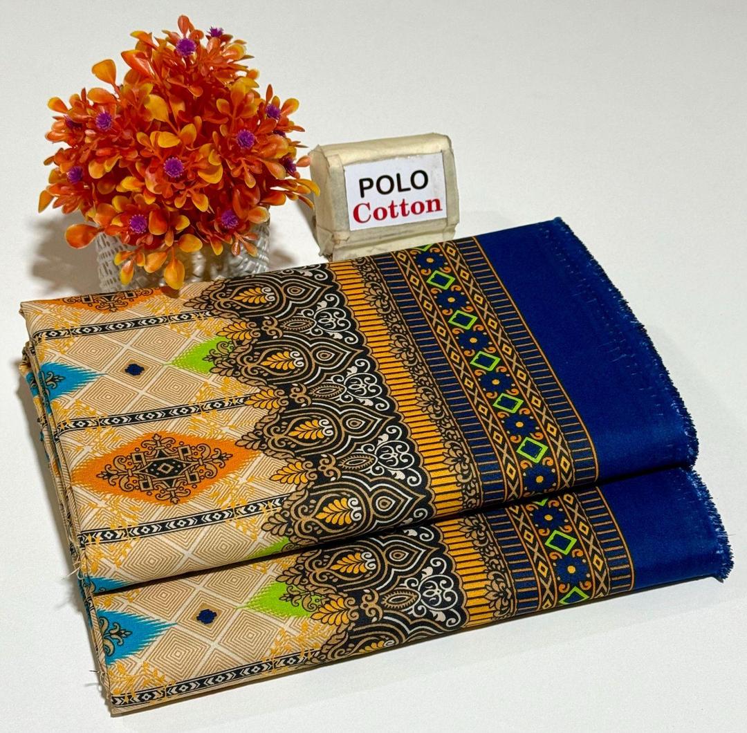 2 Pcs Women's Unstitched Printed Suit