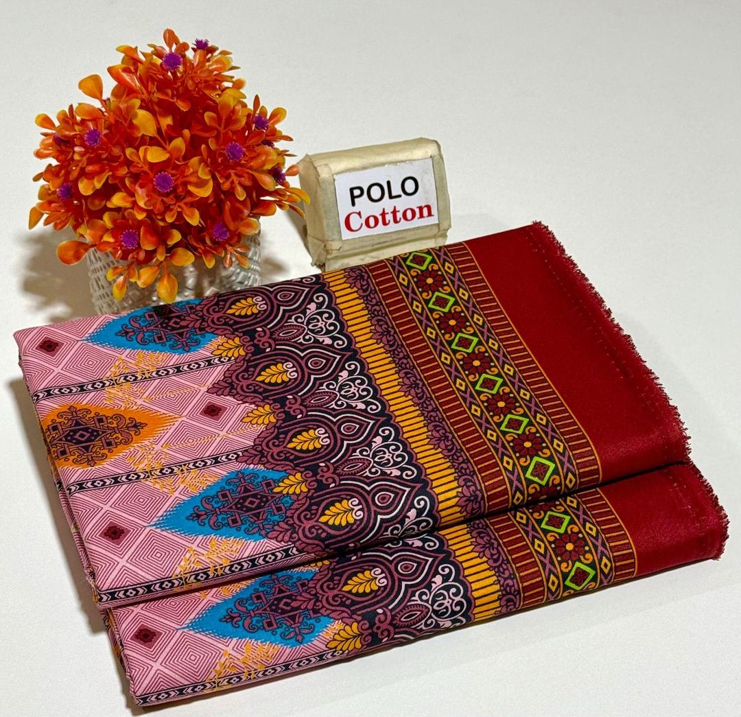 2 Pcs Women's Unstitched Printed Suit