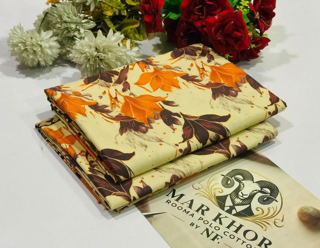 2 Pcs Women's Unstitched Printed Suit