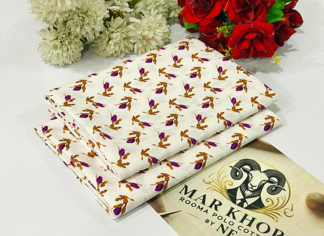 2 Pcs Women's Unstitched Printed Suit