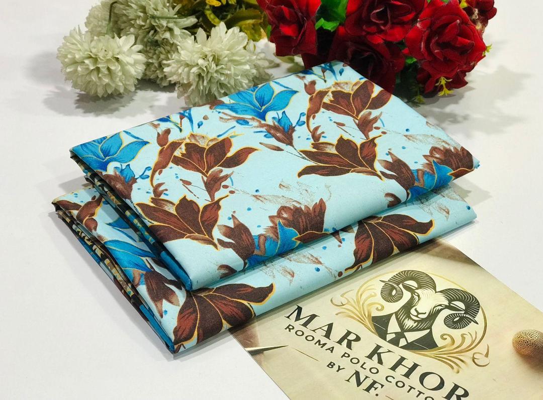 2 Pcs Women's Unstitched Printed Suit