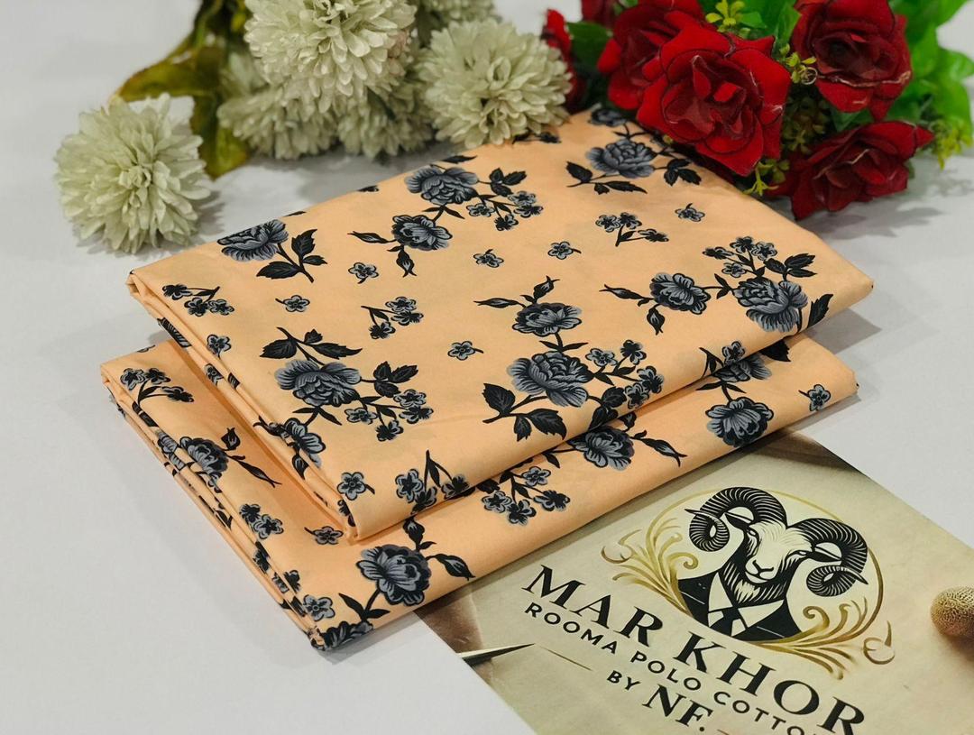 2 Pcs Women's Unstitched Printed Suit