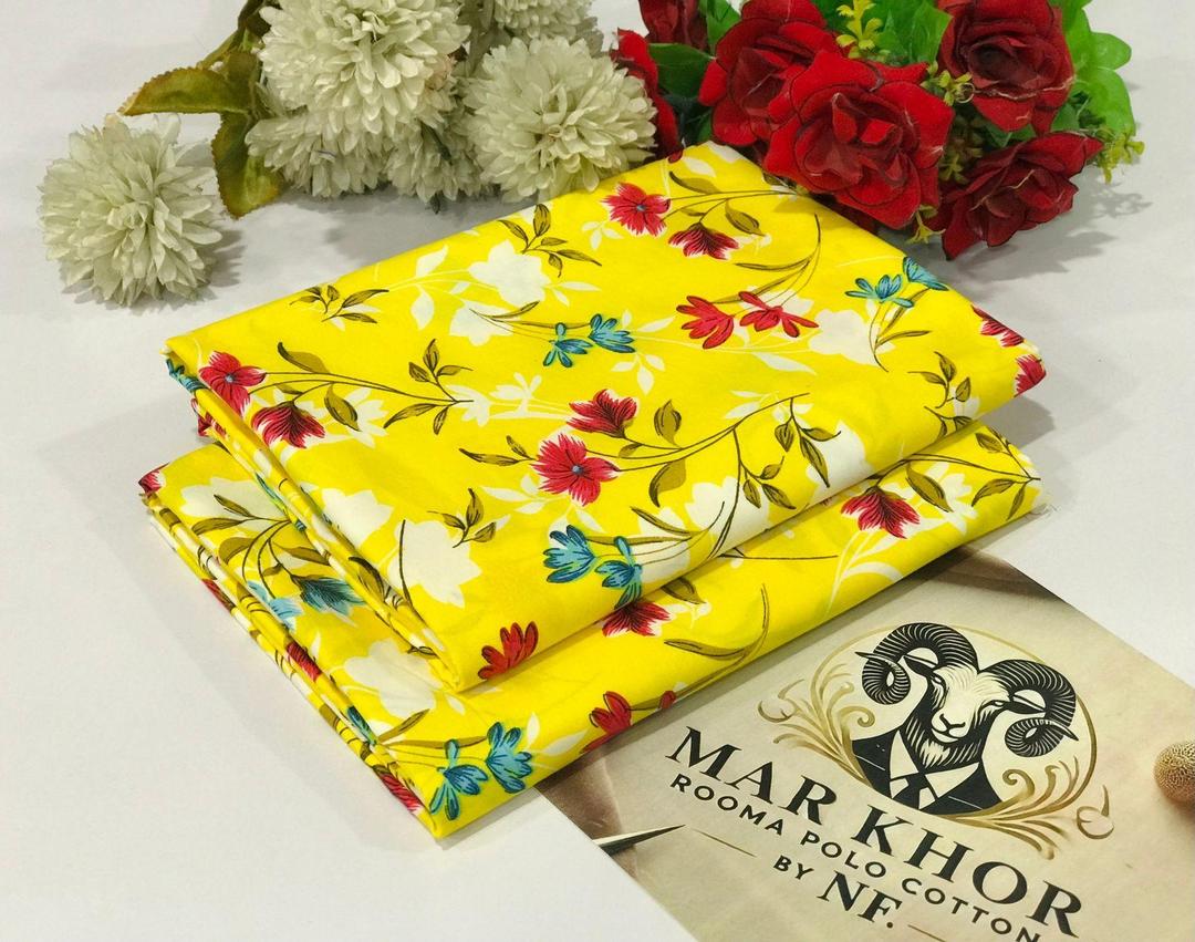 2 Pcs Women's Unstitched Printed Suit