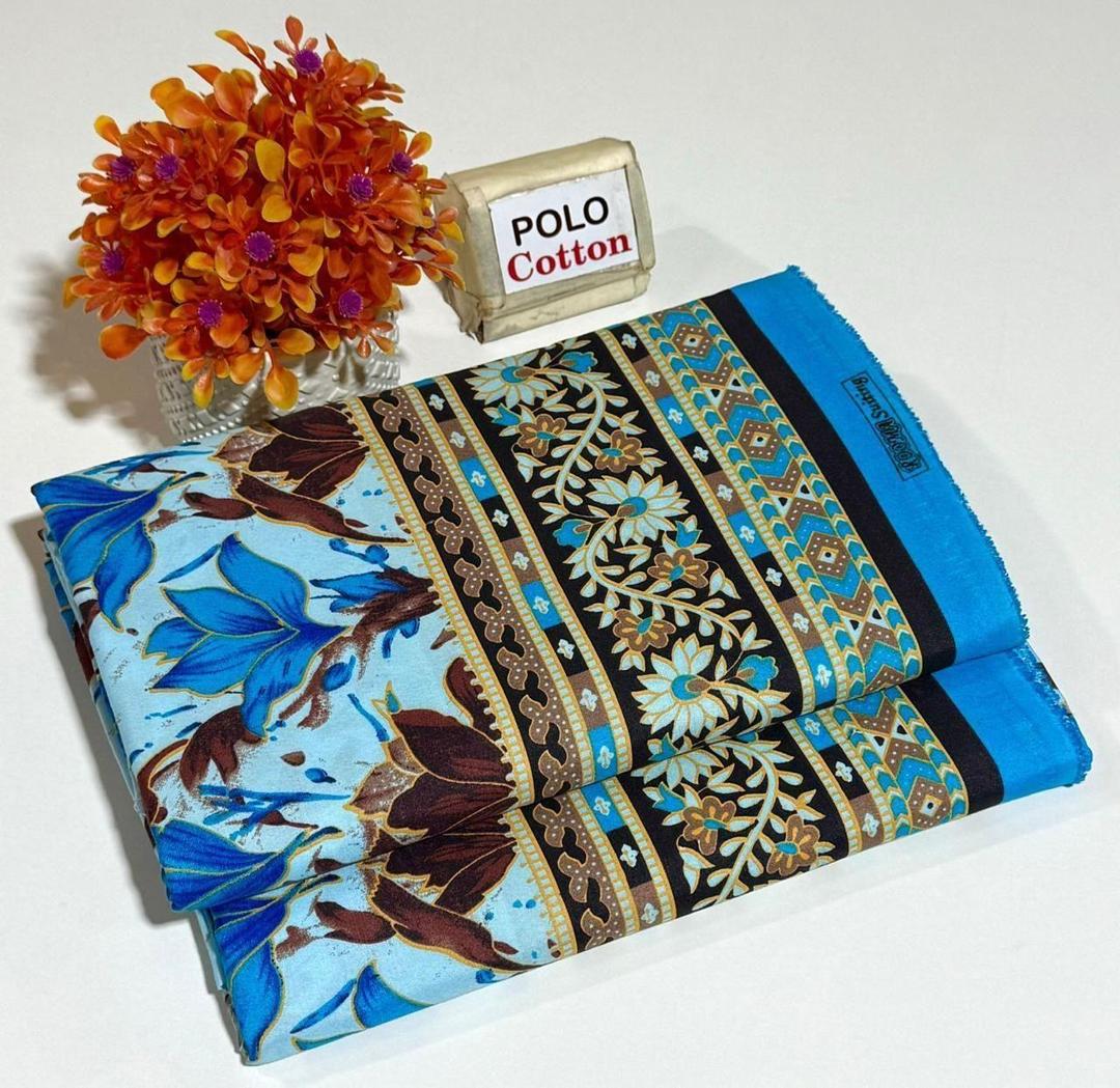 2 Pcs Women's Unstitched Printed Suit