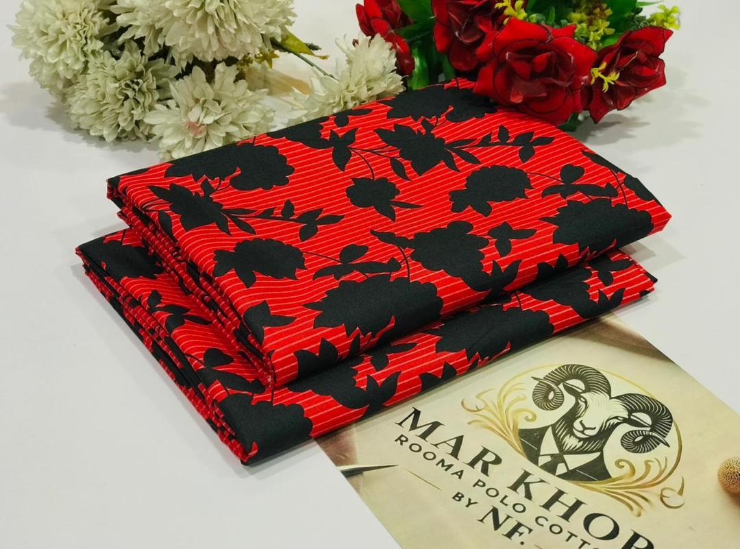 2 Pcs Women's Unstitched Printed Suit