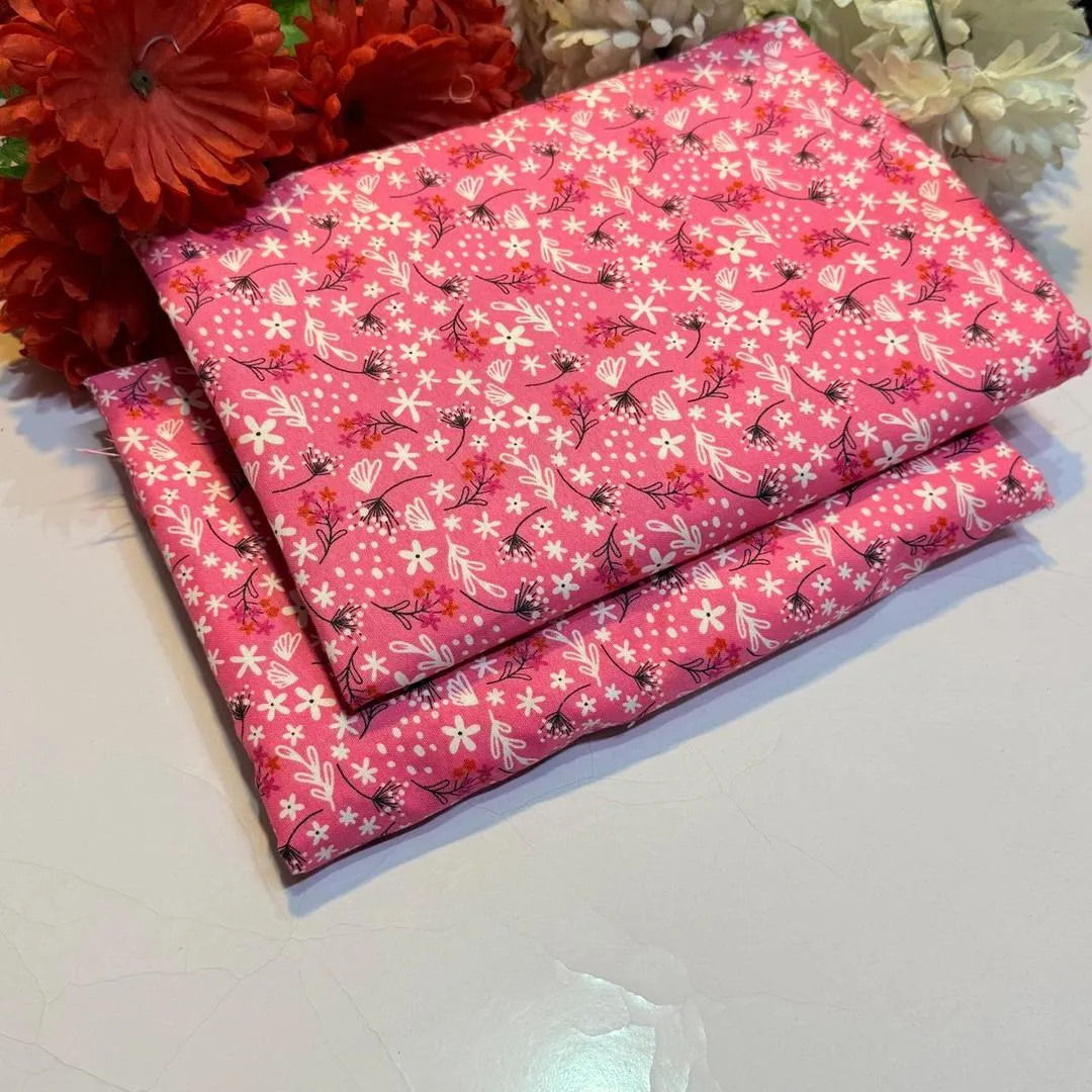 2 Pcs Women's Unstitched Printed Suit