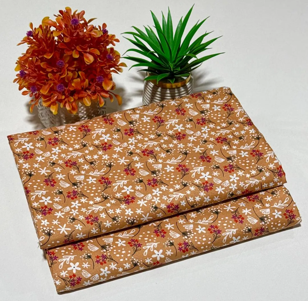 2 Pcs Women's Unstitched Printed Suit