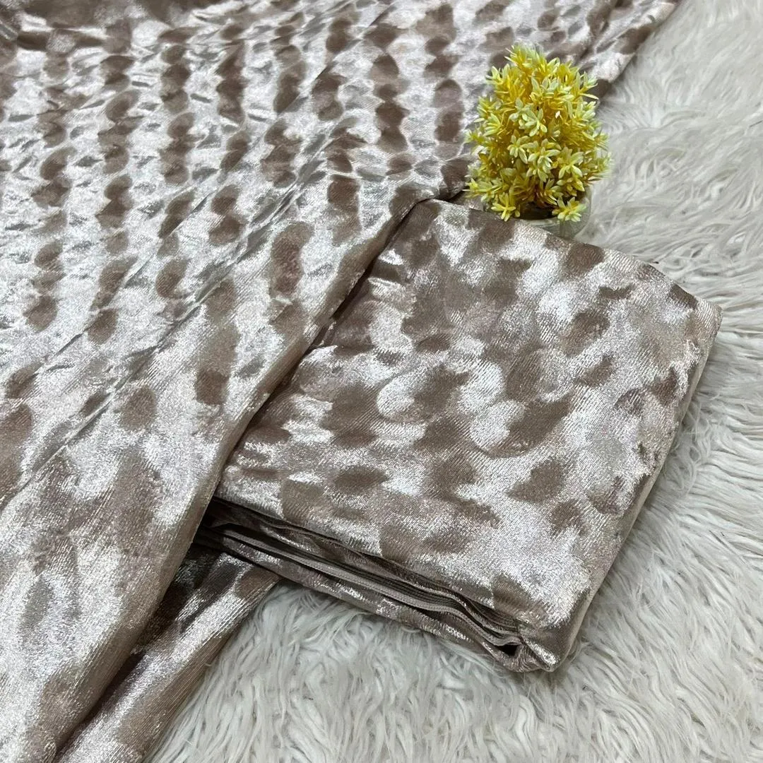 2 Pcs Women's Unstitched Plain Suit