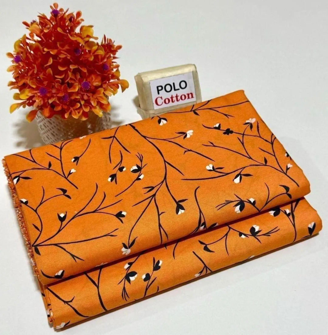 2 Pcs Women's Unstitched Printed Suit