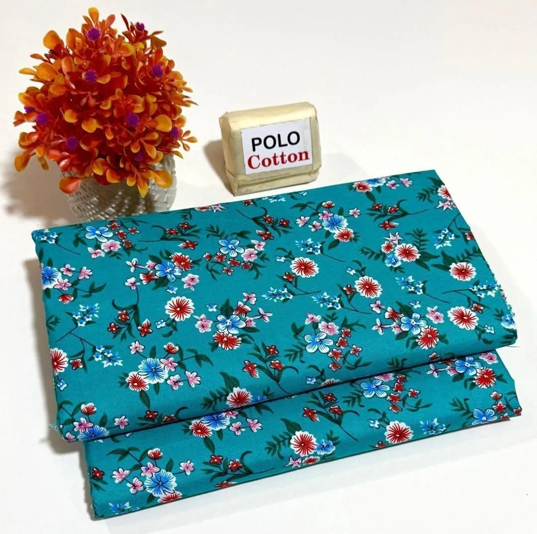 2 Pcs Women's Unstitched Printed Suit