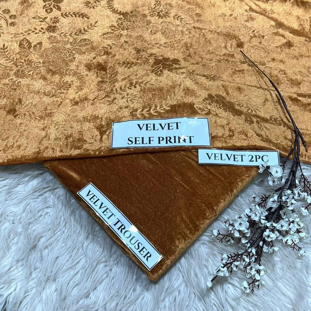 2 Pcs Women's Unstitched Printed Suit