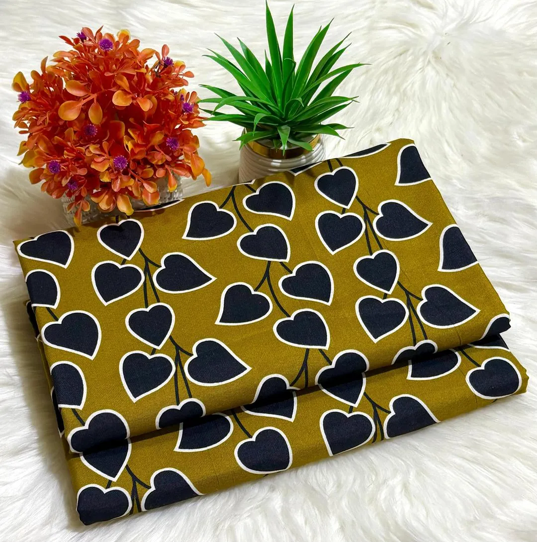 2 Pcs Women's Unstitched Printed Suit