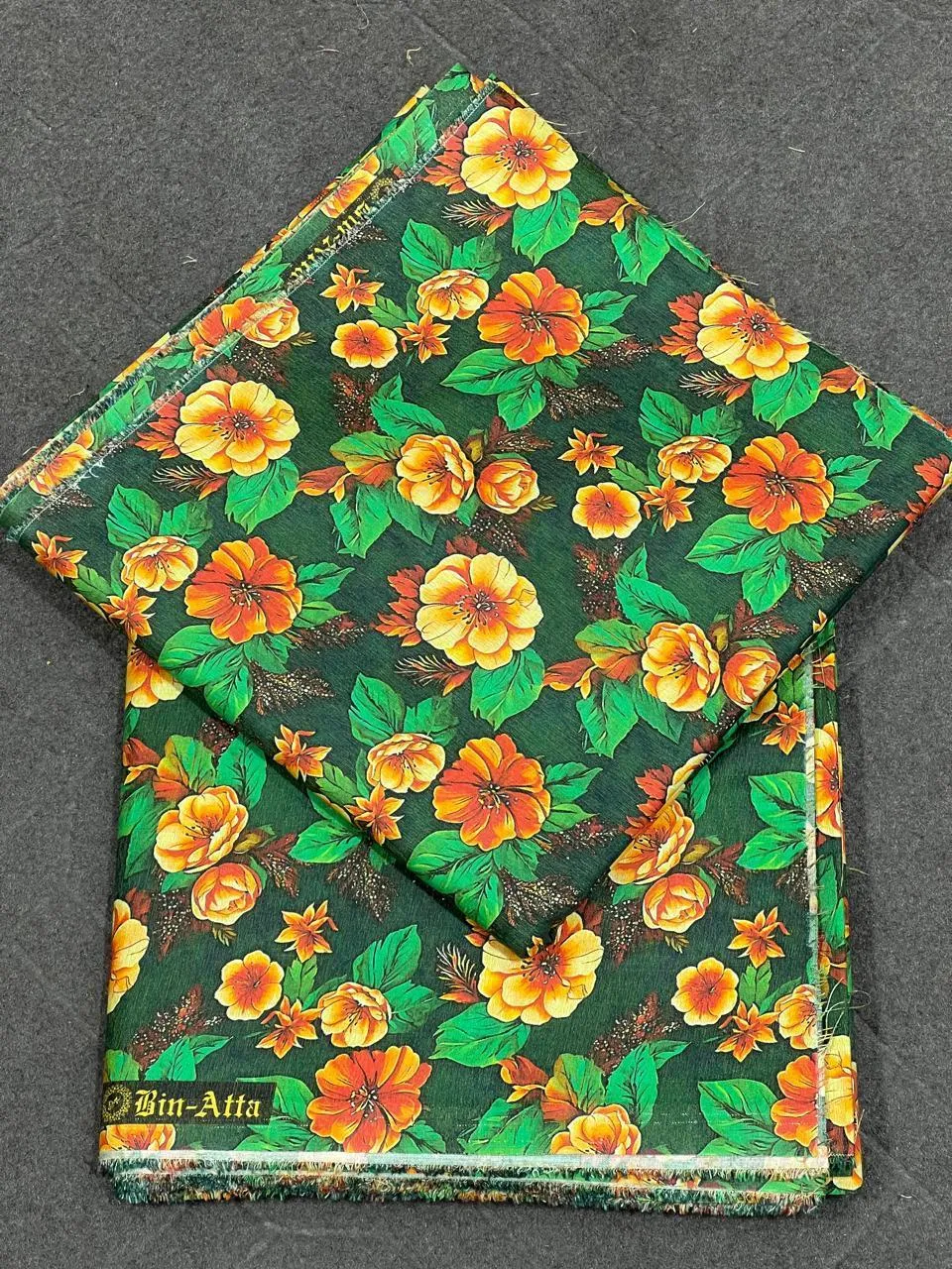 2 Pcs Women's Unstitched Printed Suit