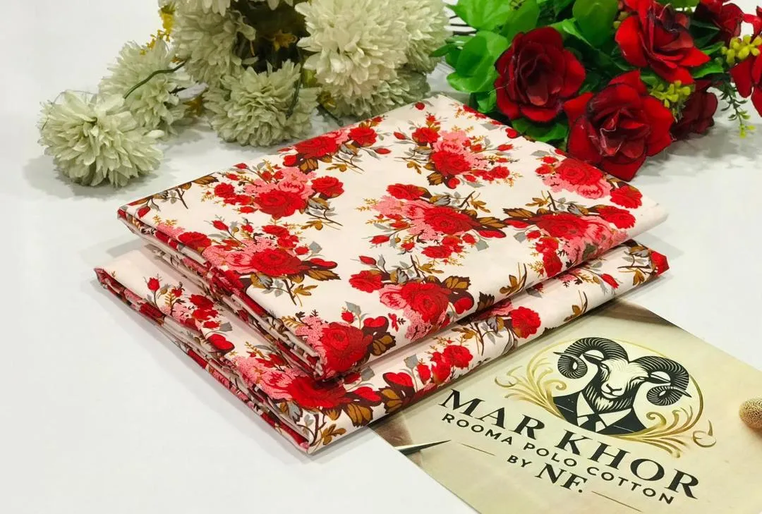 2 Pcs Women's Unstitched Printed Suit