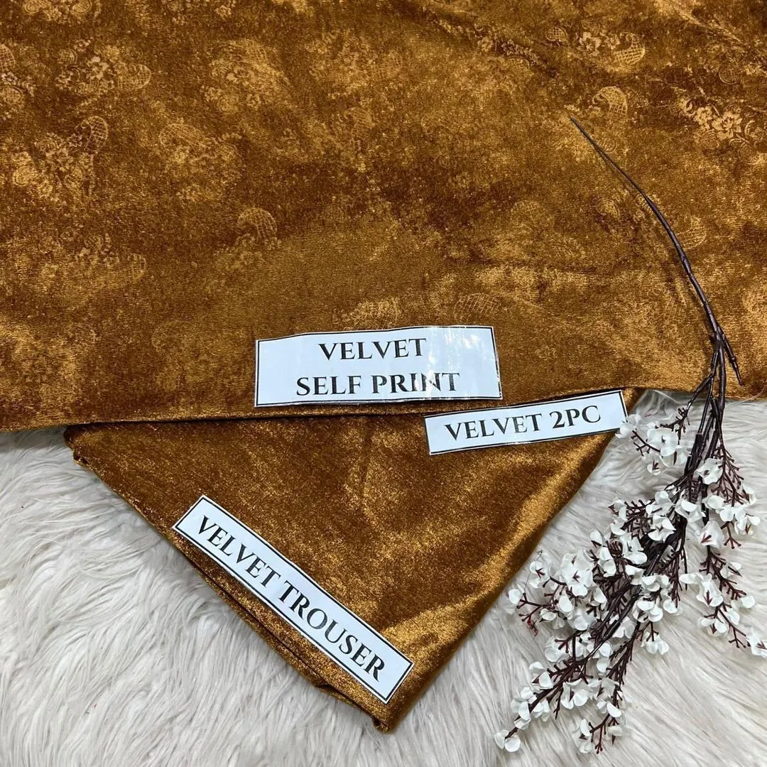 2 Pcs Women's Unstitched Printed Suit