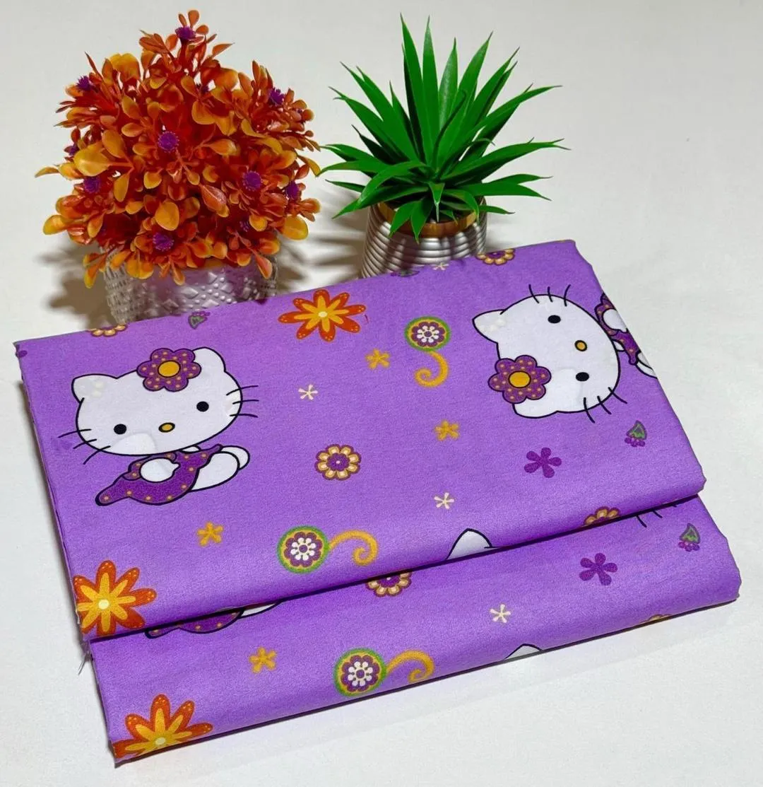 2 Pcs Women's Unstitched Printed Suit