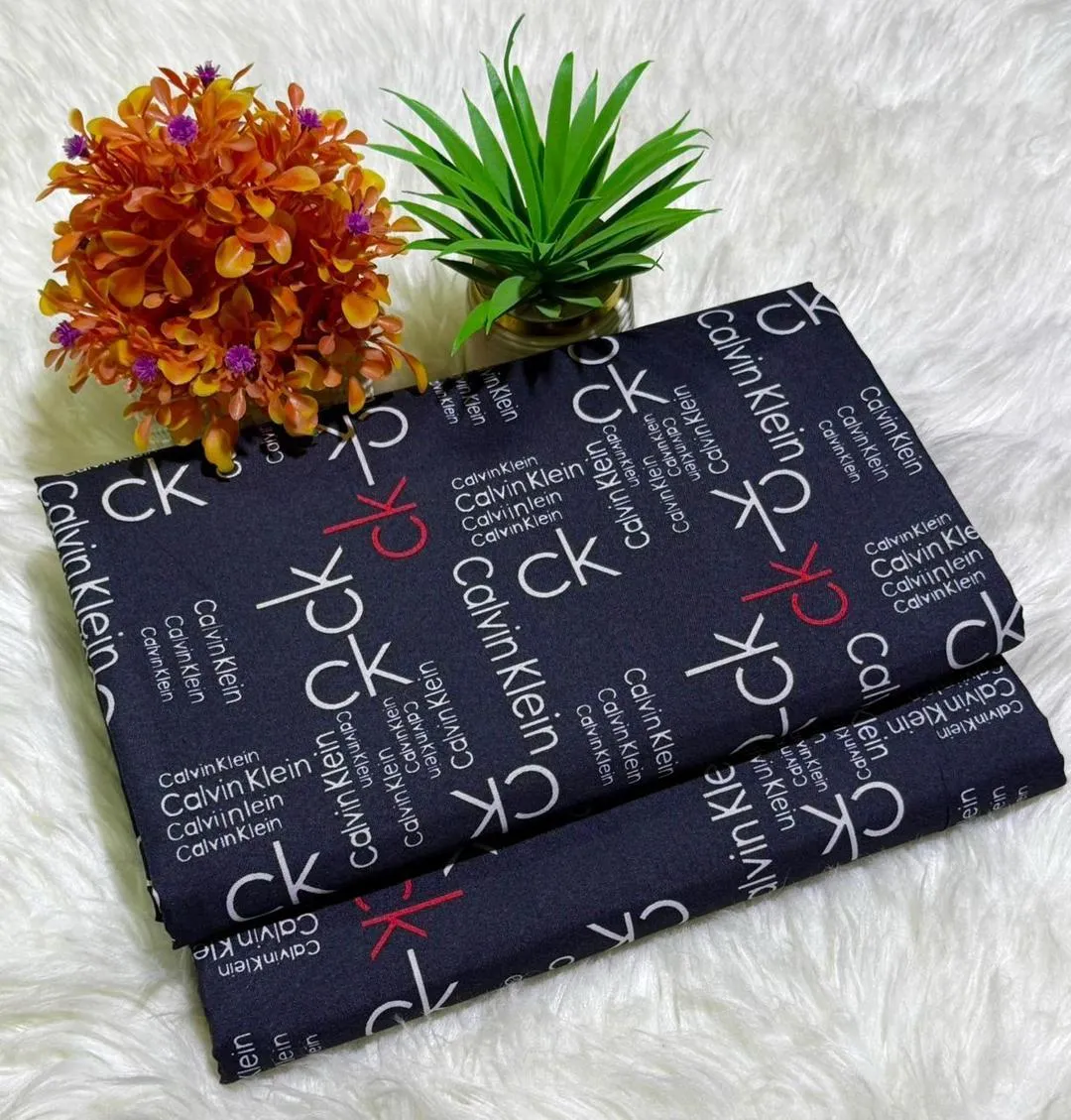 2 Pcs Women's Unstitched Printed Suit