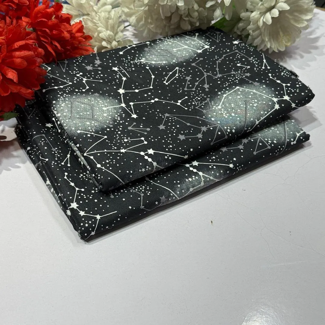 2 Pcs Women's Unstitched Printed Suit