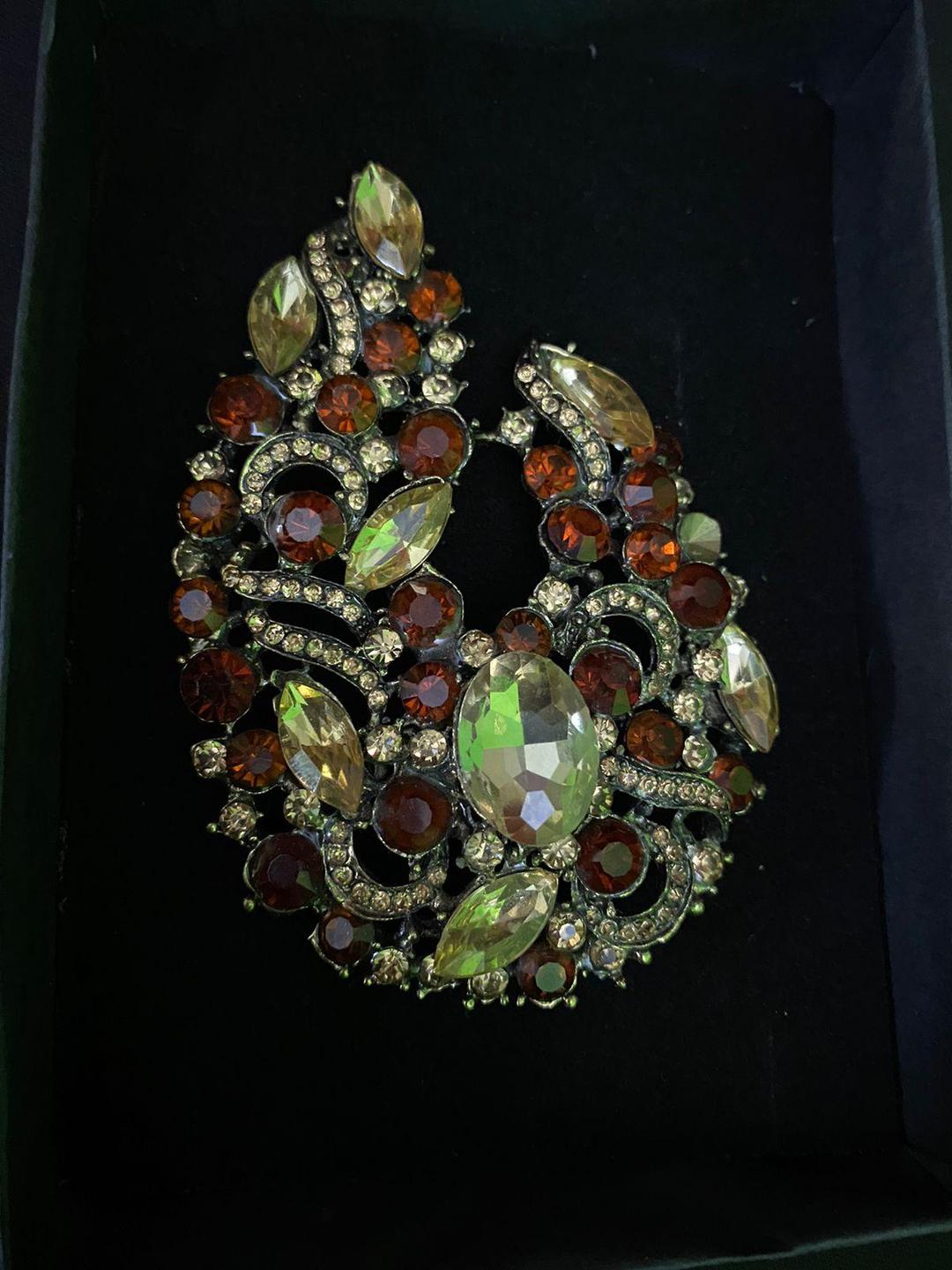 Gemstone Brooch