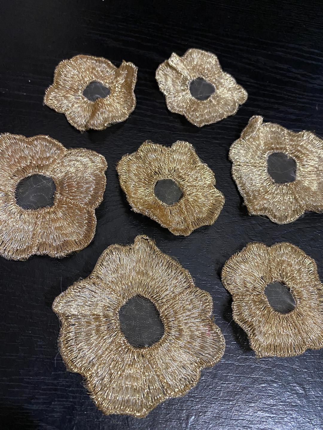 Exquisite Golden Gota Lace 